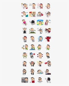 Psy 3rd Special Edition - Famous Wechat Stickers, HD Png Download, Free Download