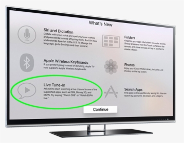 Apple Tv Live Tune-in Lg - Apple Tv Splash Screen, HD Png Download, Free Download