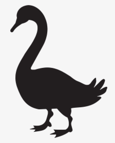 Goose Duck Silhouette Clip Art - Goose Clipart Silhouette, HD Png Download, Free Download