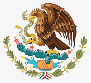 Mexican Coat Of Arms - Middle Of Mexico Flag, HD Png Download, Free Download