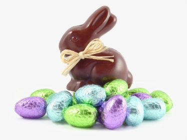 Easter Candy Png Image - Chocolate Eggs And Bunnies, Transparent Png, Free Download
