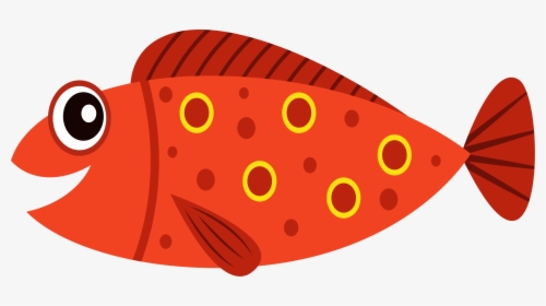 Fish Cartoon Clip Art - Transparent Background Fish Clipart, HD Png Download, Free Download