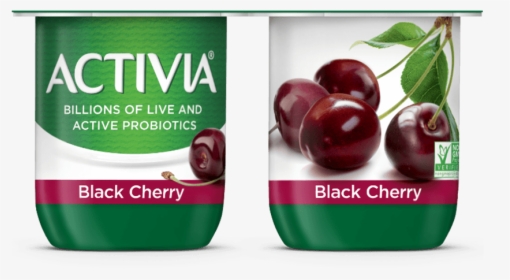 Activia Probiotic Blended Lowfat Yogurt Black Cherry - Natural Foods, HD Png Download, Free Download