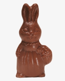 Chocolate Girl Bunny Is Available In Milk Chocolate - Figurine, HD Png Download, Free Download