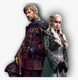Jaime Lannister And Daenerys Targaryen- Got Png By - Got Jaime And Daenerys, Transparent Png, Free Download