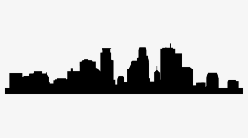 Minneapolis Skyline Silhouette, HD Png Download, Free Download