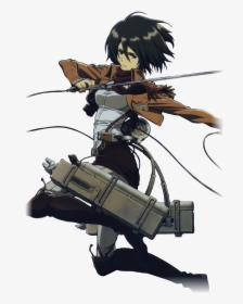 Fiction Wrestling Multiverse Wiki - Attack On Titan Mikasa Drawing, HD Png Download, Free Download