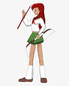 Ariel As Kagome Higurashi - Cartoon, HD Png Download, Free Download