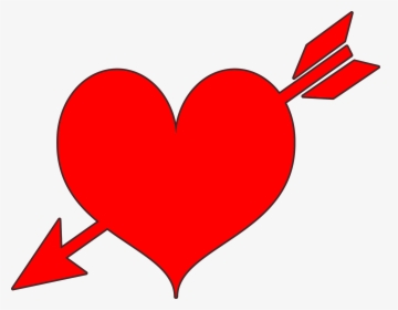 Hearts With Arrow Clipart, HD Png Download, Free Download