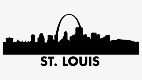 Louis Skyline - St Louis Skyline Silhouette Png, Transparent Png, Free Download