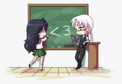 Writing On Chalkboard Anime, HD Png Download, Free Download