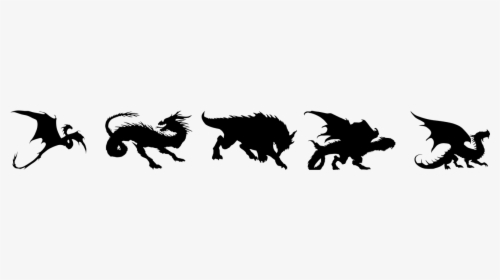 Drake Dragon Silhouette, HD Png Download, Free Download