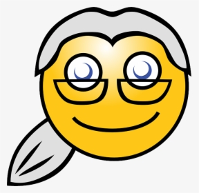 Smiley Face Old Woman, HD Png Download, Free Download