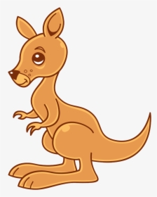 Kangaroo Cartoon Png Picture - Australia Cartoon Transparent Background Kangaroo, Png Download, Free Download