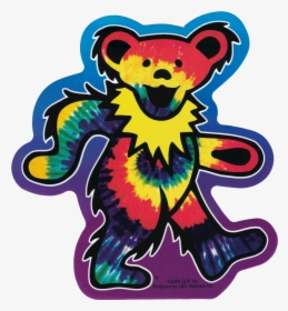 Transparent Grateful Png - Tie Dye Grateful Dead Bear, Png Download, Free Download