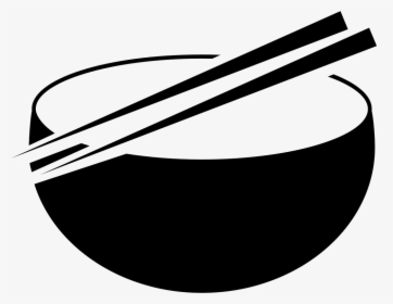 Bowl And Chinese Chopsticks - Bowl And Chopstick Logo, HD Png Download, Free Download