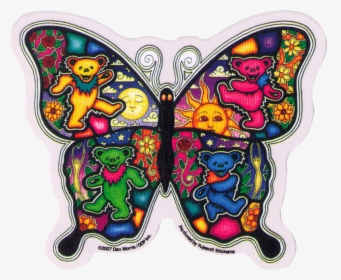 Transparent Car Decals Png - Grateful Dead Butterfly Tattoo, Png Download, Free Download