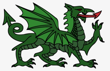 Clipart Of Dragon, Fantasy And Ba - Does The Wales Flag Look Like, HD Png Download, Free Download