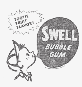 Dubble Bubble Swell Gum Youth Hoodie "  Class= - Cartoon, HD Png Download, Free Download