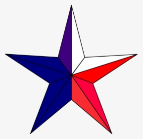 Red White And Blue Stars Png -red White And Blue Stars - Clipart Red White Blue Star, Transparent Png, Free Download