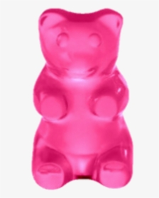 Transparent Pink Gummy Bear - Gummy Bear Transparent Background, HD Png Download, Free Download