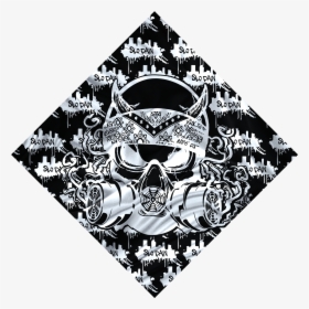 Demon Skull Bandana - Gas Mask Demon Skull, HD Png Download, Free Download