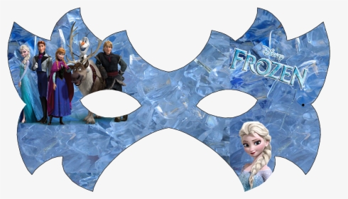 Elsa Anna Mask Paper Party - Frozen Mask Png, Transparent Png, Free Download