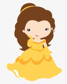 Disney Princess Belle, Princess Party, Princess Cookies, - Bela E A Fera Cute Png, Transparent Png, Free Download
