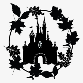 Free Disney Castle Graphics Curious And Cozy - Silhouette Disney Castle Drawing, HD Png Download, Free Download