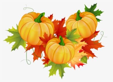 Clipart Leaf Pumpkin - Transparent Background Fall Leaves Clip Art, HD Png Download, Free Download