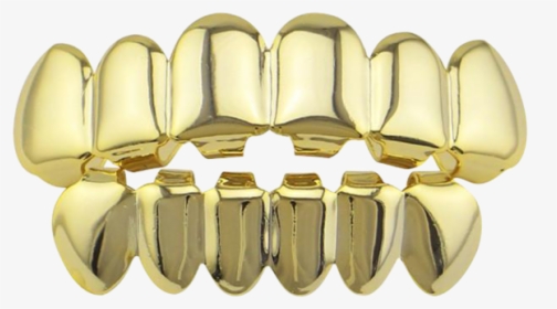 Gold Teeth Grillz - Diamond Grillz Png Transparent, Png Download, Free Download