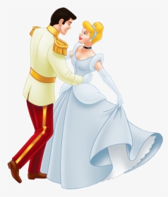 Disney Castle Silhouette Clip Art Clipart Library - Cinderella And Prince Charming, HD Png Download, Free Download