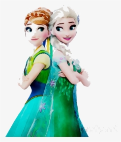 Elsa Frozen Doll Cartoon Transparent Image Clipart - السا آنا, HD Png Download, Free Download