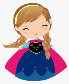 Festa Infantil Pinterest Princess - Anna Frozen Cute Png, Transparent Png, Free Download