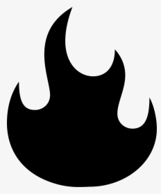 Flame Silhouette At Getdrawings - Clipart Fire Silhouette, HD Png Download, Free Download