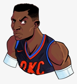 Transparent Westbrook Png - Russell Westbrook Cartoon, Png Download, Free Download