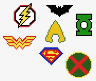 Justice League Logo Pixel Art, HD Png Download, Free Download