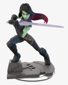 Figurine,fictional Character,action Goblin,statue,animation - Disney Infinity Figures Gamora, HD Png Download, Free Download