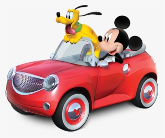 Mickey Mouse Car Png, Transparent Png, Free Download