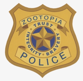 Zootopia News Network - Police Badge Png, Transparent Png, Free Download