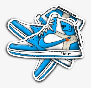 Stiker Air Jordan Off White Clipart , Png Download - Logo Sticker For ...