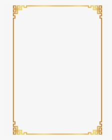 Europe Gold Frame Fiesta Ford China Clipart - Gold Border Line Png, Transparent Png, Free Download