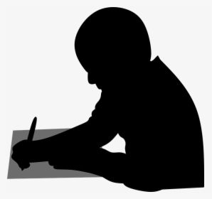 Silhouette, Writing, Homework, Class, Learn, Desk - Elvis Presley Silhouette Face, HD Png Download, Free Download