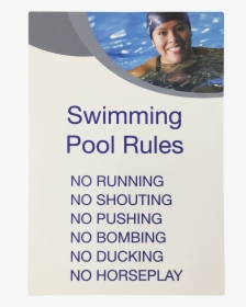 Swimming Pool Bullet Point Rules Notice"  Title="swimming - Poster, HD Png Download, Free Download