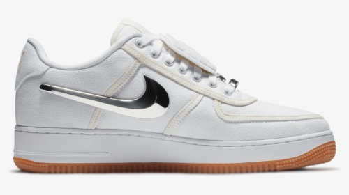 Air Force 1 Low Travis Scott White - Air Force 1 White Background, HD Png Download, Free Download