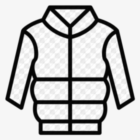 Coat Jumper Jacket Winter Clothes Wool Zipper Icon - Coat, HD Png Download, Free Download