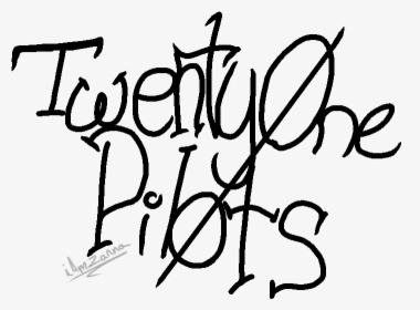 Handwritten Twenty One Pilots - Cute Twenty One Pilots Png, Transparent Png, Free Download