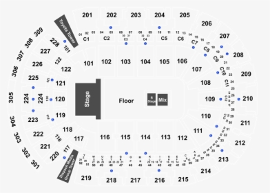 Row Seat Number Nationwide Arena Seating Chart, HD Png Download, Free Download