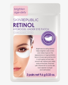 Retinol Collagen Under Eye Patch - Skin Republic Retinol Eye Pads, HD Png Download, Free Download
