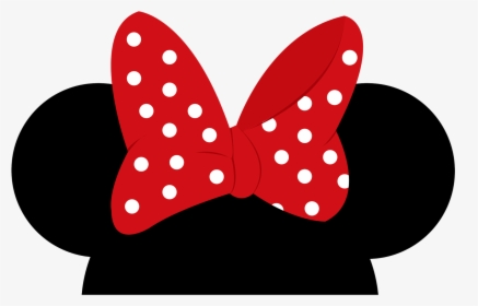 Minnie Mouse Mickey Mouse Ear - Minnie Mouse Ears Transparent, HD Png Download, Free Download